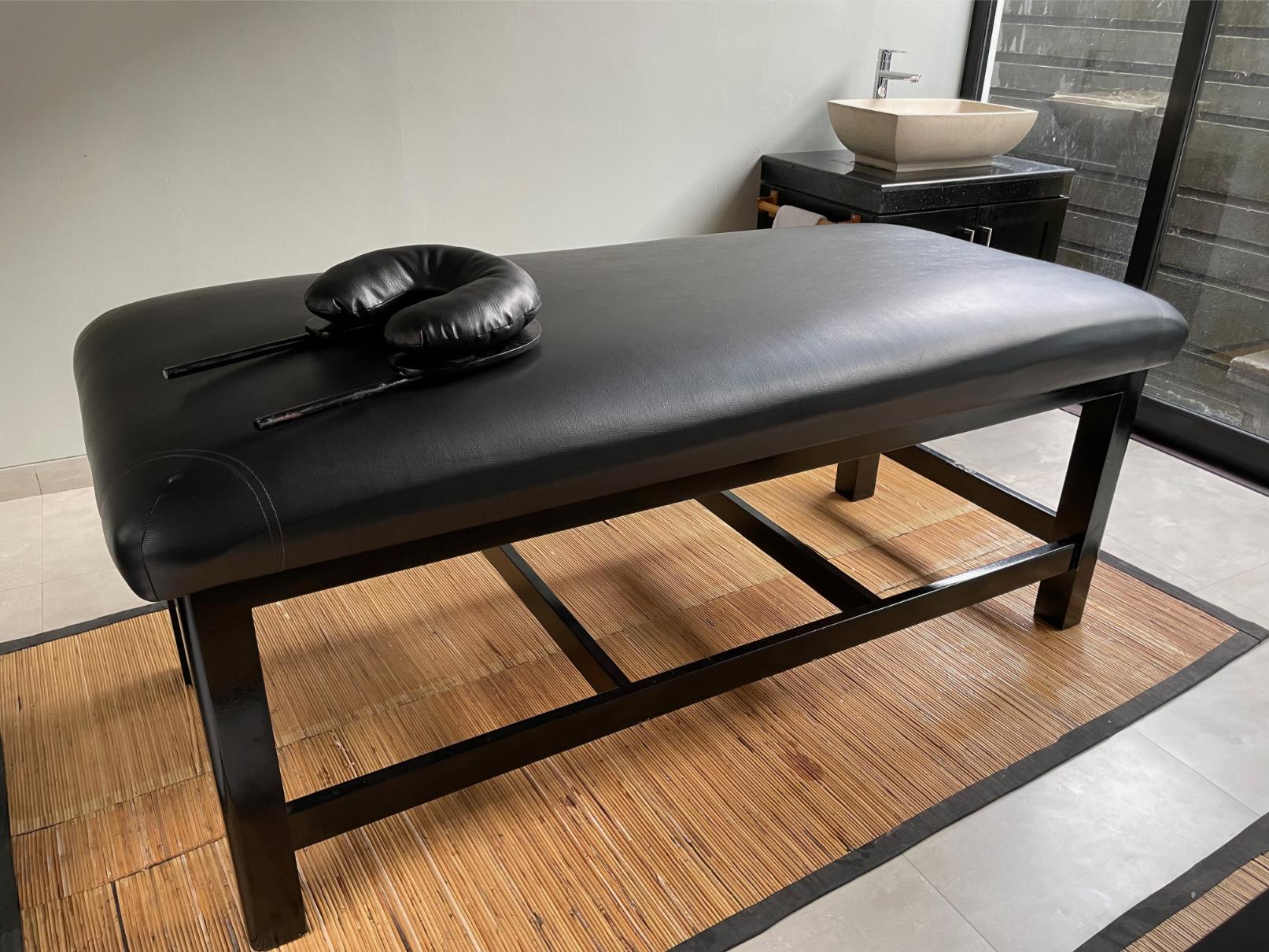 Solid massage tables